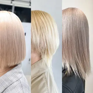 ショート カラー ハイトーン×レイヤー ／遠藤将太のヘアスタイル