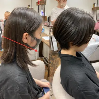 ショート カラー ショート専門 笠井翔太のヘアスタイル