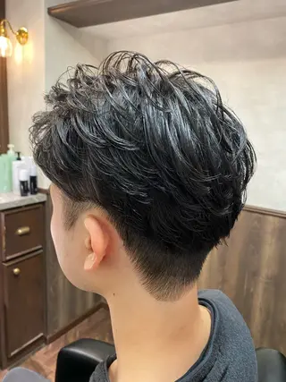 ショート LAVIE NEW STANDARD BARBER HANARE 新宿店所属・TANAHASHI ／モデル募集🆘のヘアスタイル