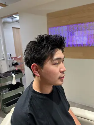 メンズ 髪質改善＆メンズ パーマ ひぐちのヘアスタイル
