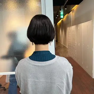 ショート マンツーマン 縮毛矯正/マユコのヘアスタイル