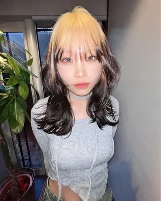 セミロング カラー 圧倒的デザイン力 店長🎨RENAのヘアスタイル