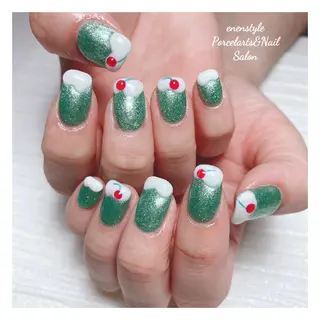 ミディアム ネイル 👑enen style👑のネイルデザイン