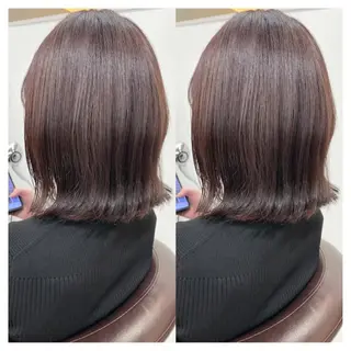 ミディアム カラー 村山 茉衣のヘアスタイル