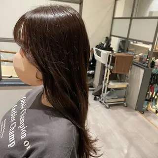 ロング カラー パーマ ヘアアレンジ 高井瑠華🌼 ストカールカット特化のヘアスタイル