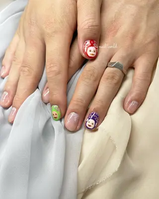 メンズ 𝐠𝐨𝐫𝐢 𝐧𝐚𝐢𝐥のネイルデザイン