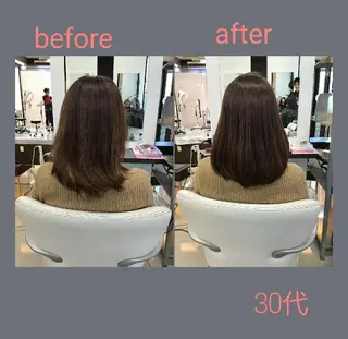 ミディアム 髪質改善専門店 Retaaanのヘアスタイル