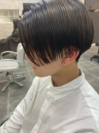 ショート ヘアアレンジ メンズ 眠れるヘッドスパ✨ chacoのヘアスタイル
