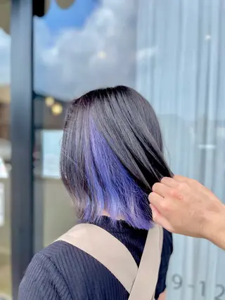 ミディアム Hirose Ryoのヘアスタイル