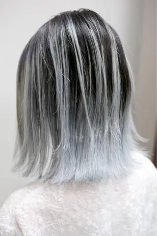 ミディアム カラー ケアブリーチ /髪質 改善/古橋圭史郎のヘアスタイル