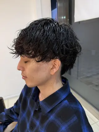 メンズ パーマ 【大人ショート/ボブ モデル募集】　Seiのヘアスタイル