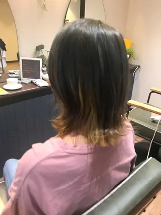 セミロング カラー Ray hair 春日部のヘアスタイル