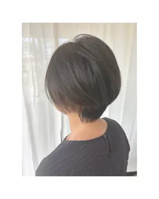 ショート 縮毛矯正/くすみ カラー/yukiのヘアスタイル