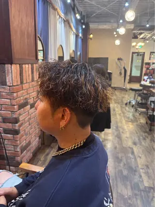 パーマ メンズ 菅野 涼 ARTS litaのヘアスタイル
