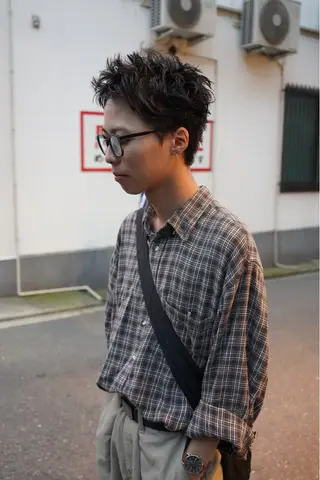 ショート パーマ メンズ 💈メンズ美容師💈 田ノ上優士郎のヘアスタイル