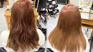 セミロング カラーモデル募集 ✨🤍モモハ🤍✨のヘアスタイル