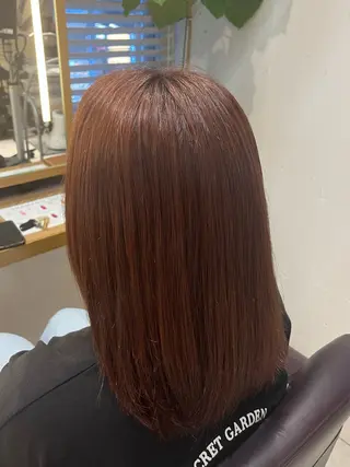 カラー 艶カラー/縮毛矯正/ アレンジ/akaneのヘアスタイル