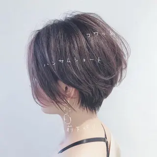 ショート カラー 当日予約🆗ショート /ハイライト/松本のヘアスタイル