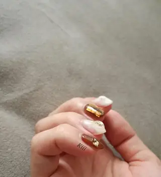ネイル kiii.__ ✴︎*のネイルデザイン