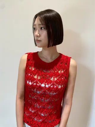 カラー yana /ブリーチモデルのヘアスタイル