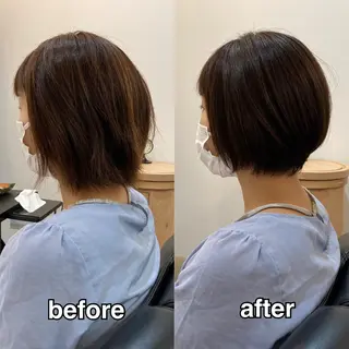 ショート 濱本 浩安のヘアスタイル