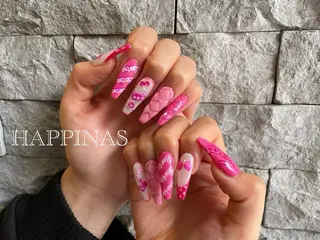 ネイル HAPPINAS ののかのネイルデザイン