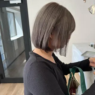 ショート カラー 🌱小顔魅せショート 髪質改善カラー/泉綺のヘアスタイル