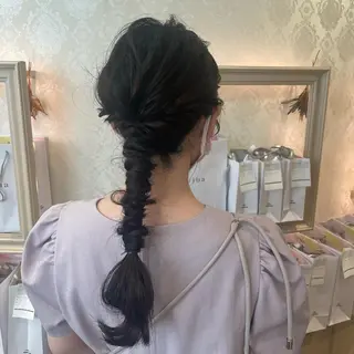 ヘアアレンジ 🍪ﾖｼｲﾊﾙﾈ🍪 ﾗﾍﾞﾝﾀﾞｰｶﾗｰのヘアスタイル