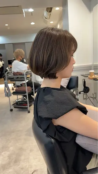 ショート 🤍ショートボブ 🤍NANAMI🤍のヘアスタイル