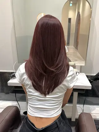 ロング カラー 矢野 晃平のヘアスタイル