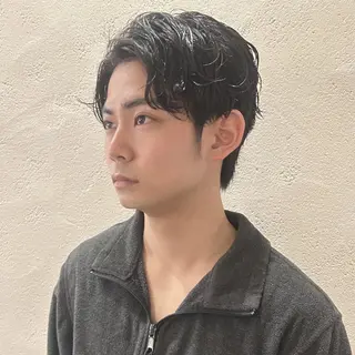 メンズ ショート パーマ 天王寺阿倍野/メンズ /REIJI🌟のヘアスタイル