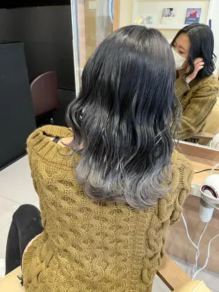 ミディアム 🟣niw SHUNNA🟣のヘアスタイル