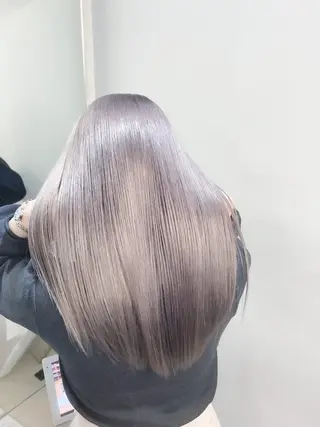 ミディアム カラー ✨美髪矯正×髪質改善 🍎カイト🍎渋谷のヘアスタイル
