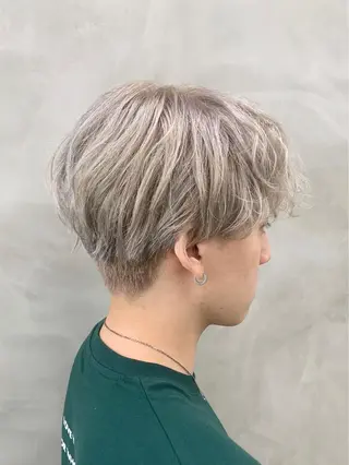 カラー メンズ 🌿似合わせ透明感 カラー松本朋幸🌿のヘアスタイル