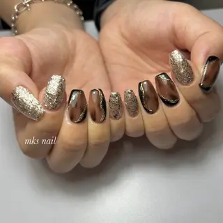 ネイル mks＊nail //  枚方長尾のネイルデザイン