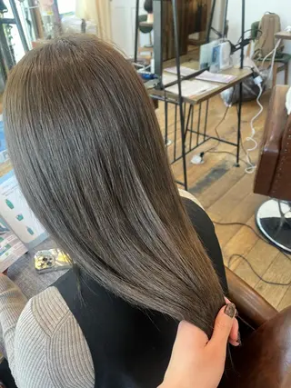 カラー 東茉央/ブリーチ リタッチ🧸銀座のヘアスタイル