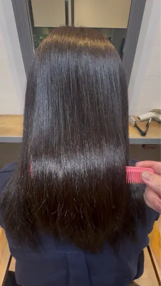 ミディアム カラー heel SENGAWAのヘアスタイル
