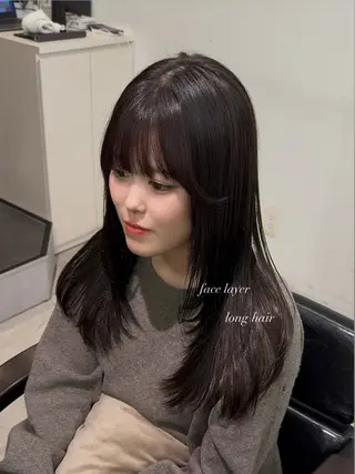 セミロング Miku🪄💫 フェイスレイヤーのヘアスタイル