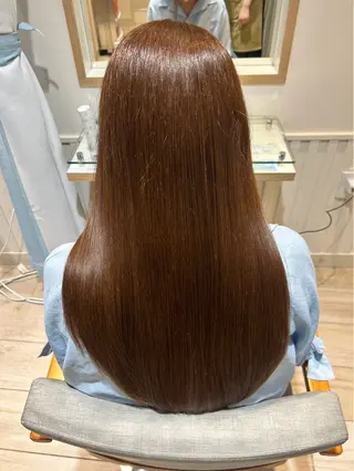 ロング カラー 縮毛矯正モデル募集中 ℳ𝓸ℳ𝓸のヘアスタイル