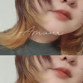 ミディアム タカツド ユウキのヘアスタイル