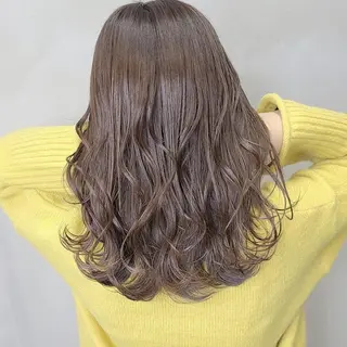 パーマ ロング 栖原 優花/京橋 /艶カラー🦋🩷のヘアスタイル