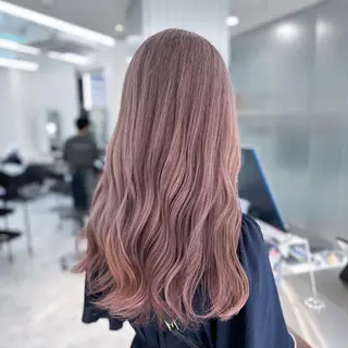セミロング カラー パーマ ヘアアレンジ メンズ キッズ ネイル マツエク・マツパ アイブロウ ウルフ&レイヤー特化 まとまる美髪矯正のヘアスタイル