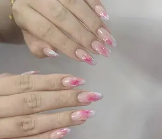 ネイル By moonネイル 🌷ワンホン/韓国風のネイルデザイン