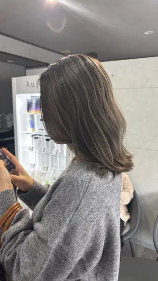 ミディアム REVE美容室 REVEマツエクのヘアスタイル