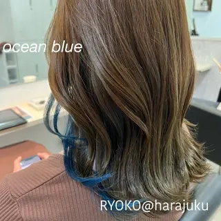 ミディアム カラー 🤍美髪×艶カラー RYOKO🤍のヘアスタイル