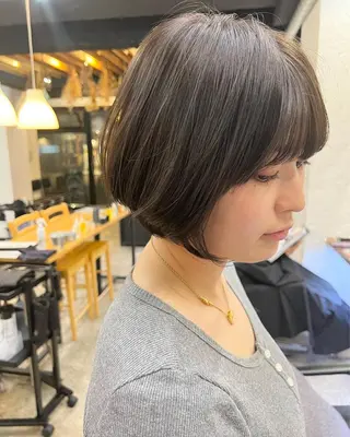 ショート カラー Soleria所属・ショート🍃ショート ボブ✨岡元瑞貴のヘアスタイル