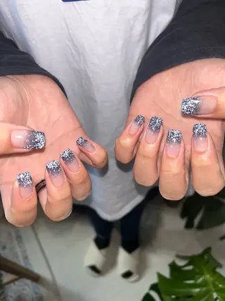 ネイル mellow:ｸﾙﾐ ﹡˖˟༝🎀˖˟ ༝のネイルデザイン