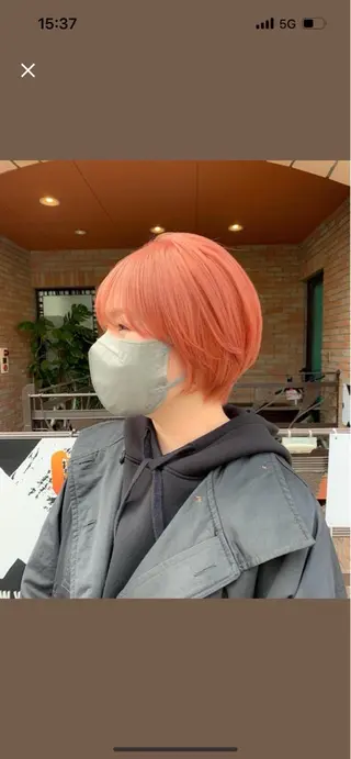 ショート ✨レイヤーカット 海外ヘア/原宿✨のヘアスタイル