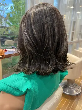 ミディアム カラー LAP.s 中嶋　諒のヘアスタイル