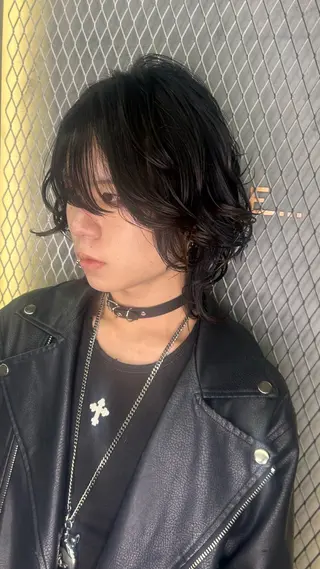 ミディアム メンズ 透明感カラー/ 髪質改善町田佑人のヘアスタイル